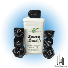 SET OF 7 DICE: SPACE DUST